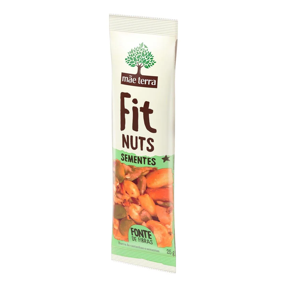 Barra de Castanhas Mãe Terra Fit Nuts Sementes 25g