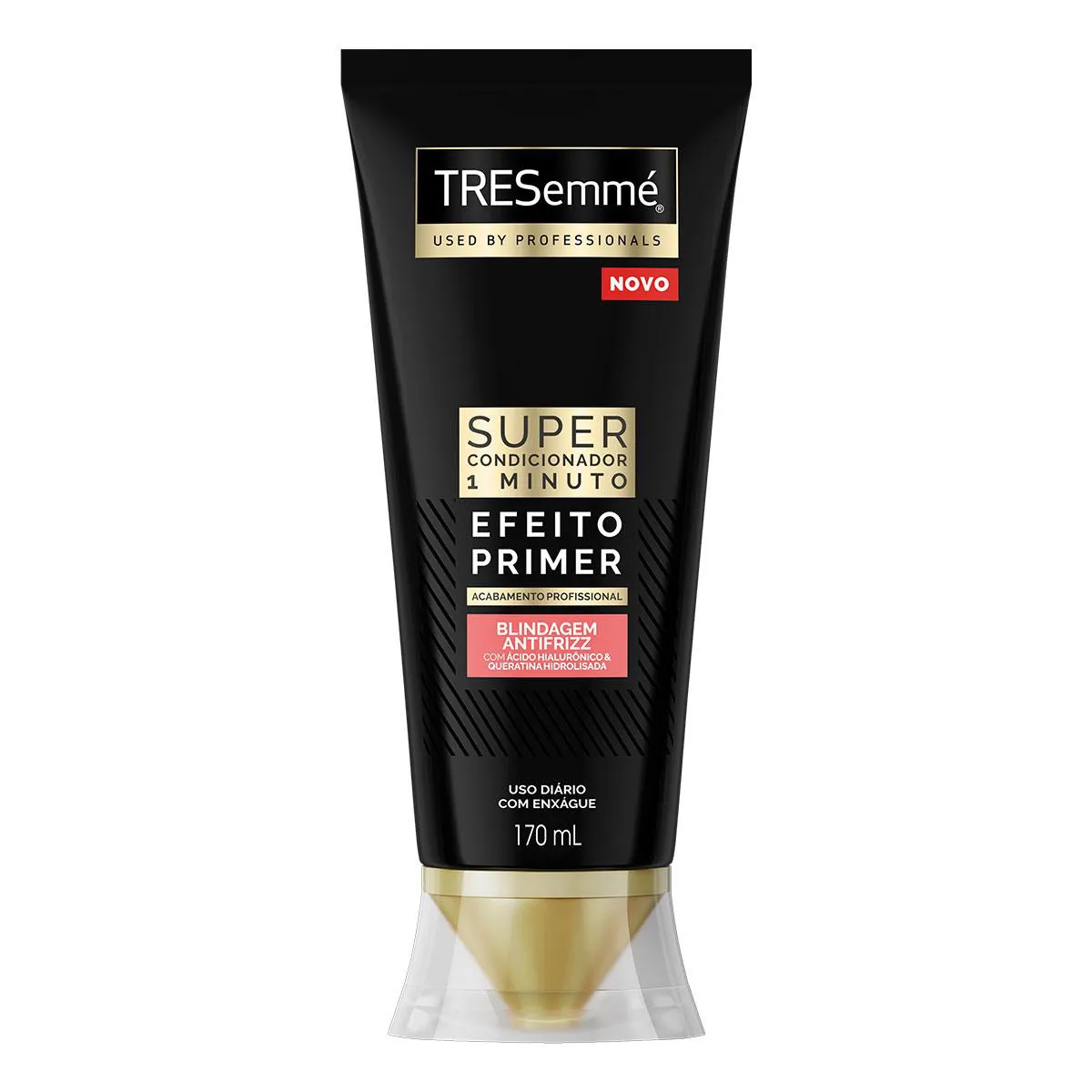 Super Condicionador TRESemmé 1 Minuto Blindagem Antifrizz com Ácido Hialurônico e Queratina Hidrolisada com 170ml