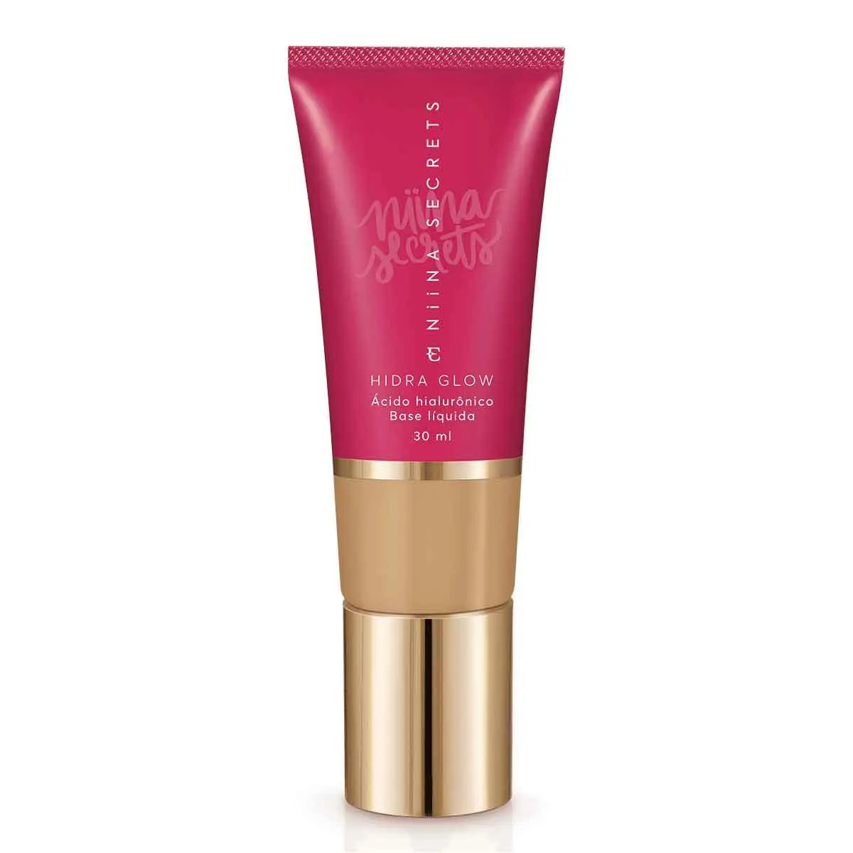 Base Líquida Niina Secrets Hidra Glow Cor 40 com 30ml