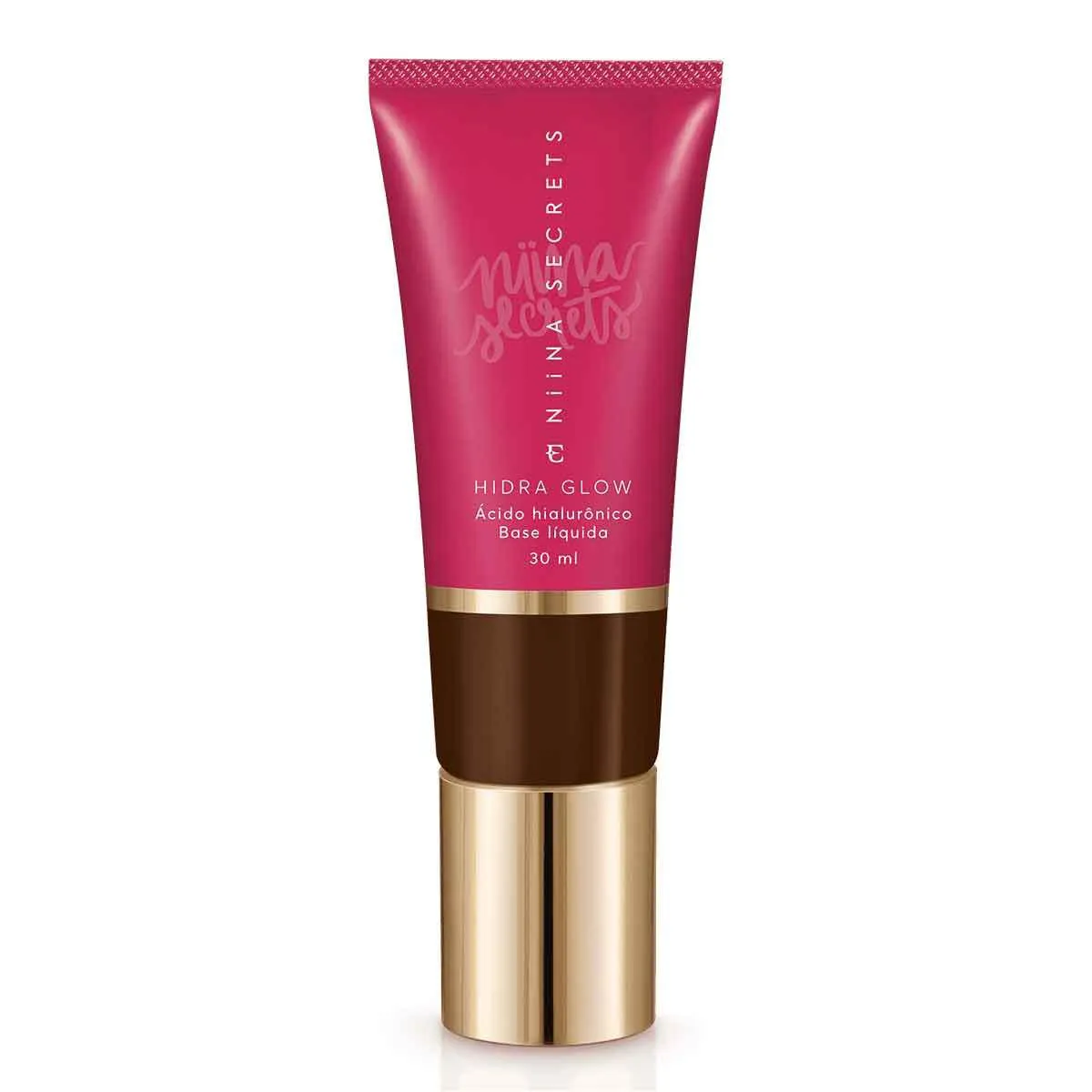 Base Líquida Niina Secrets Hidra Glow Cor 100 com 30ml