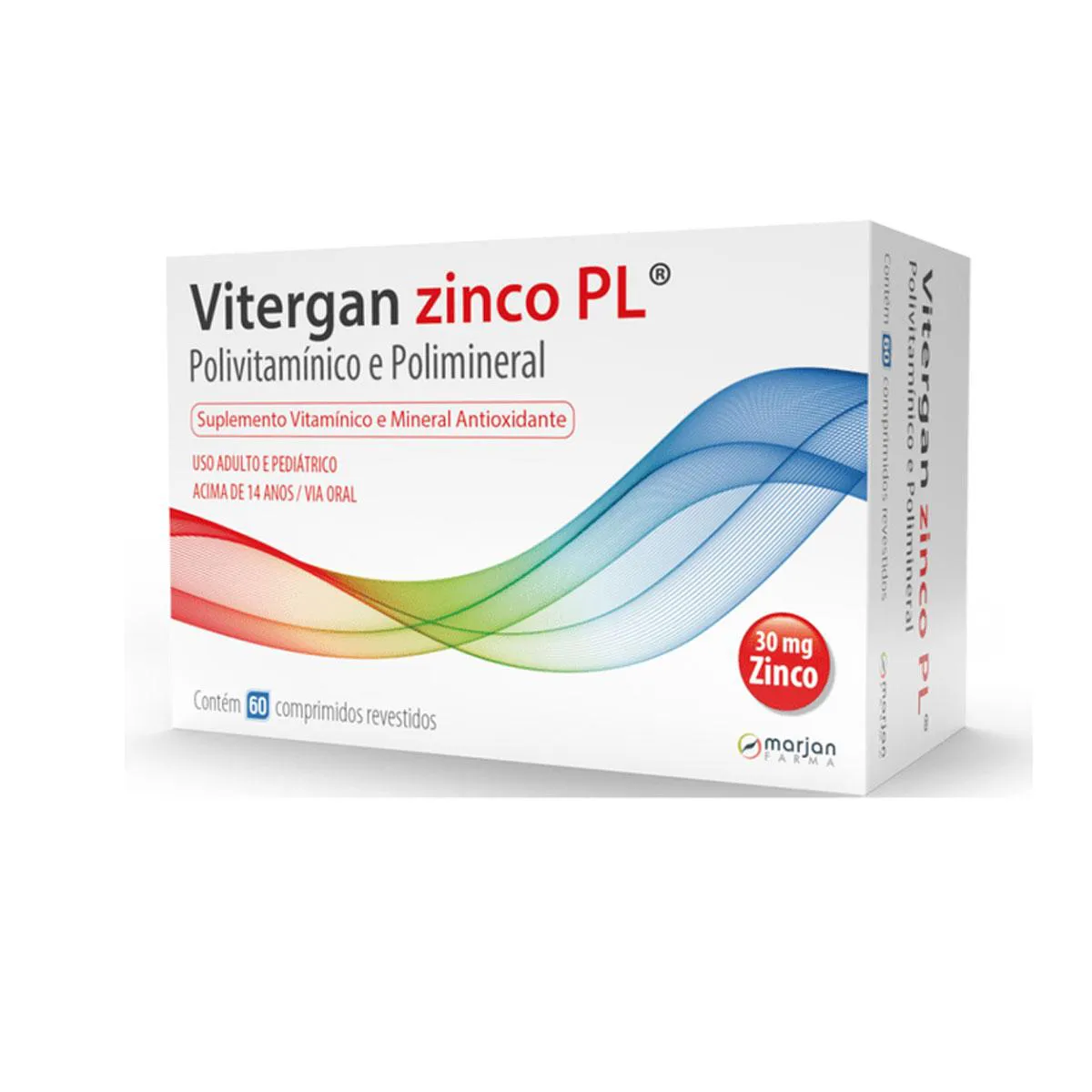 Polivitamínico Zinco Pl 60 comprimidos