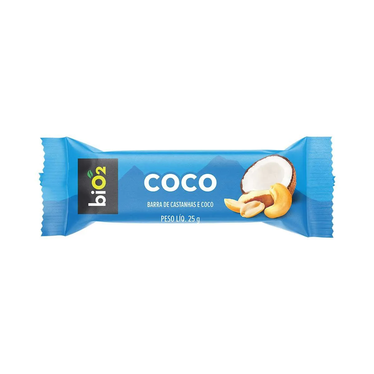 Barra de Castanhas e Coco biO2 7Nuts 25g