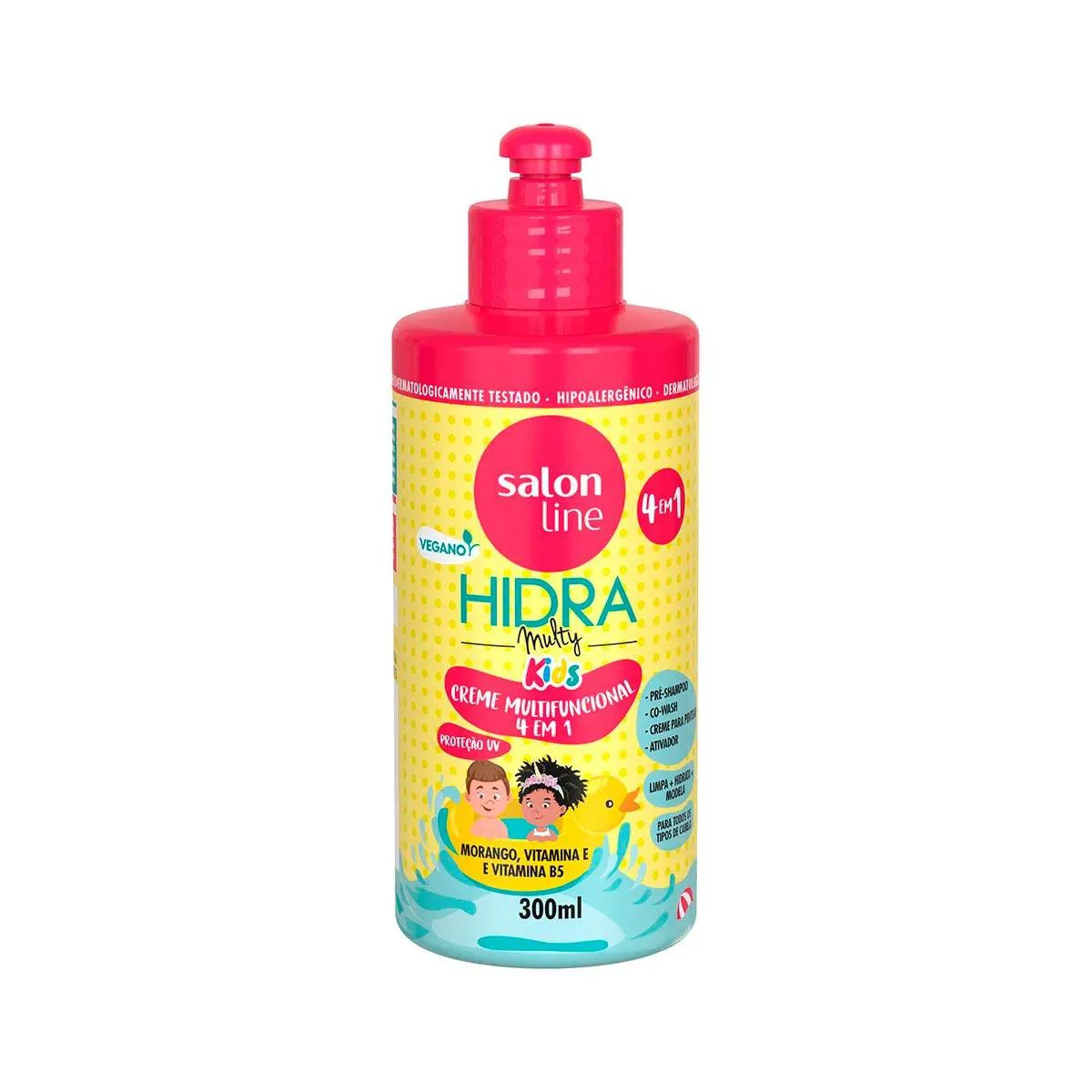 Creme para Pentear Multifuncional Salon Line Hidra Multy Kids com 300ml