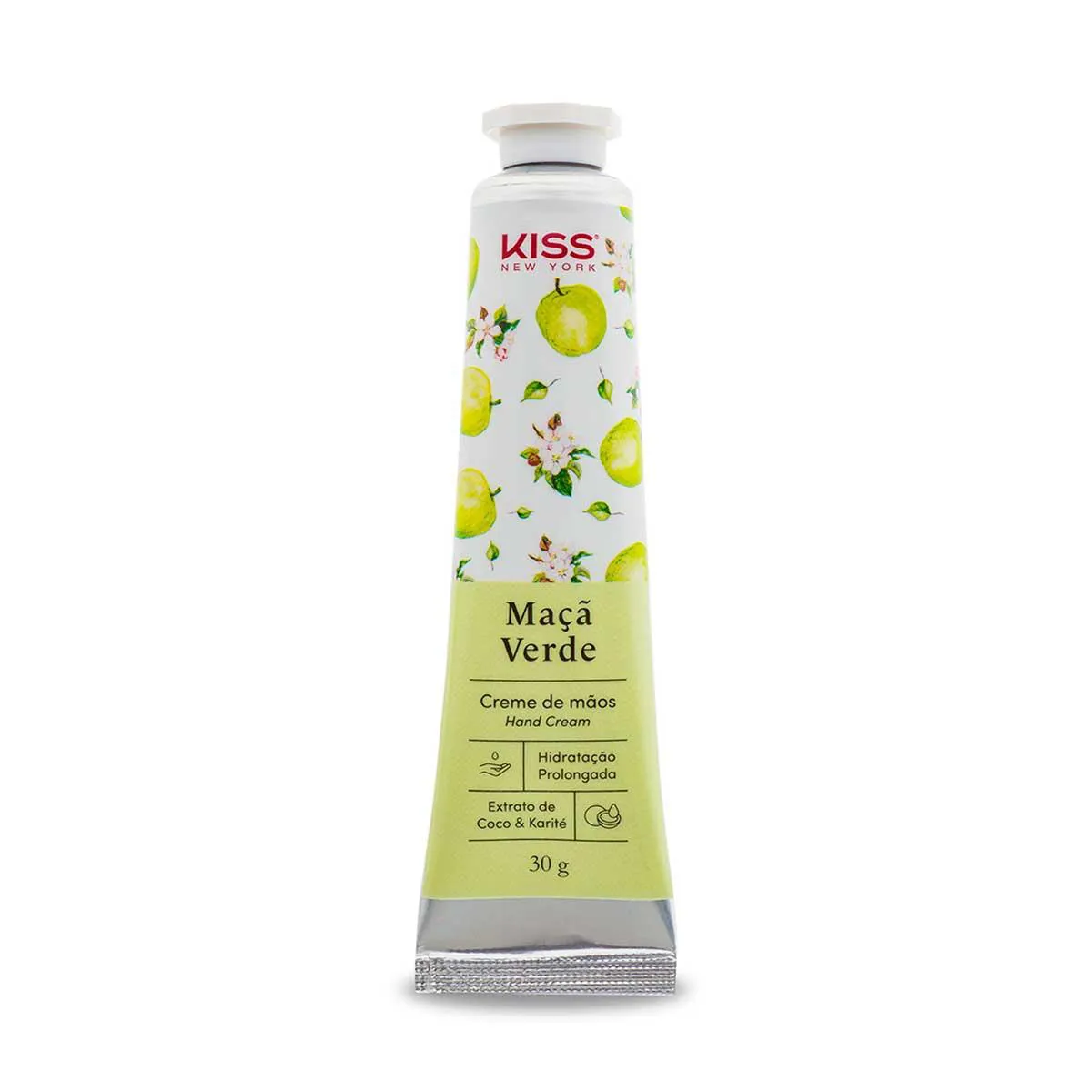 Creme de Mãos Kiss NY Maçã Verde com 30g