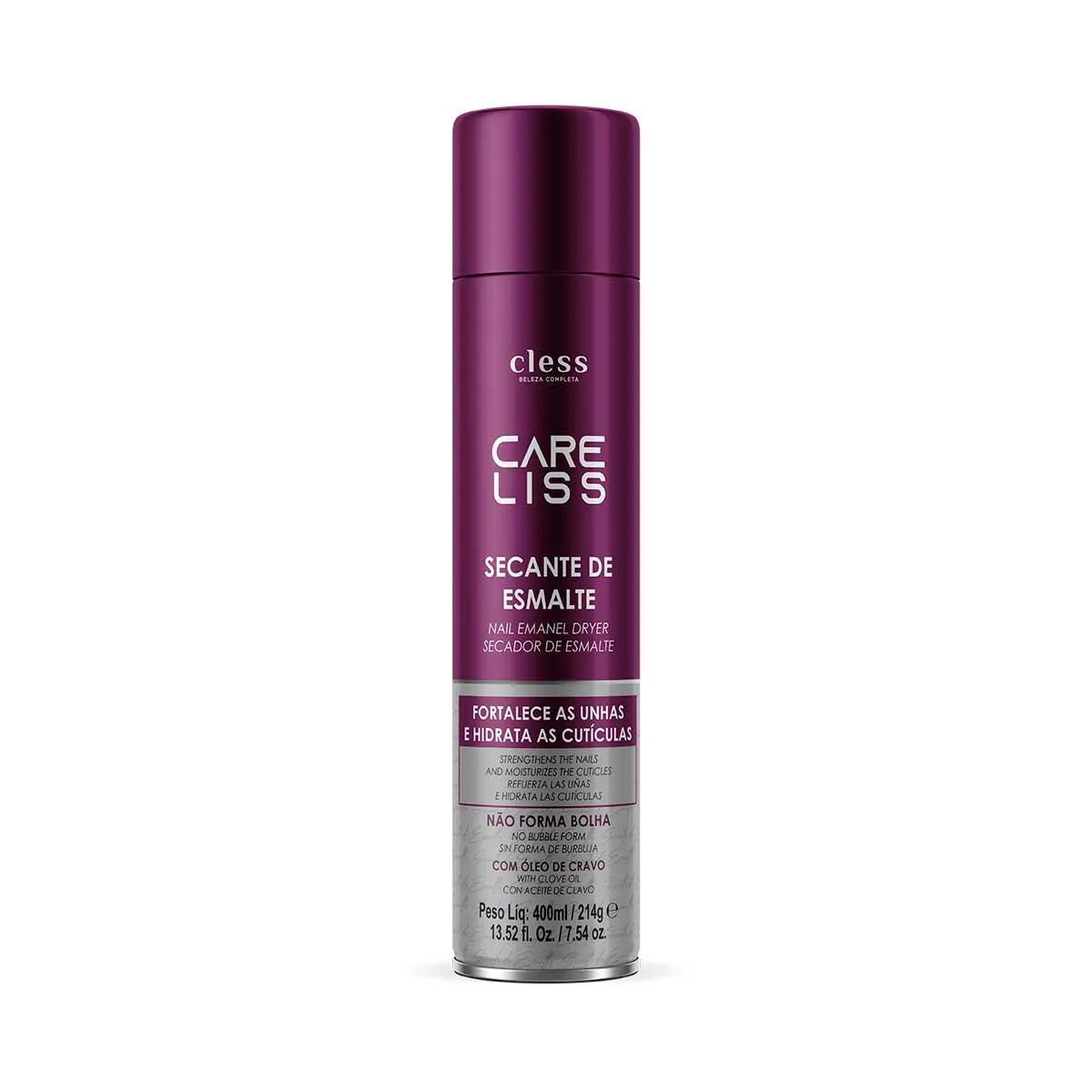 Spray Secante de Esmalte Care Liss com 400ml