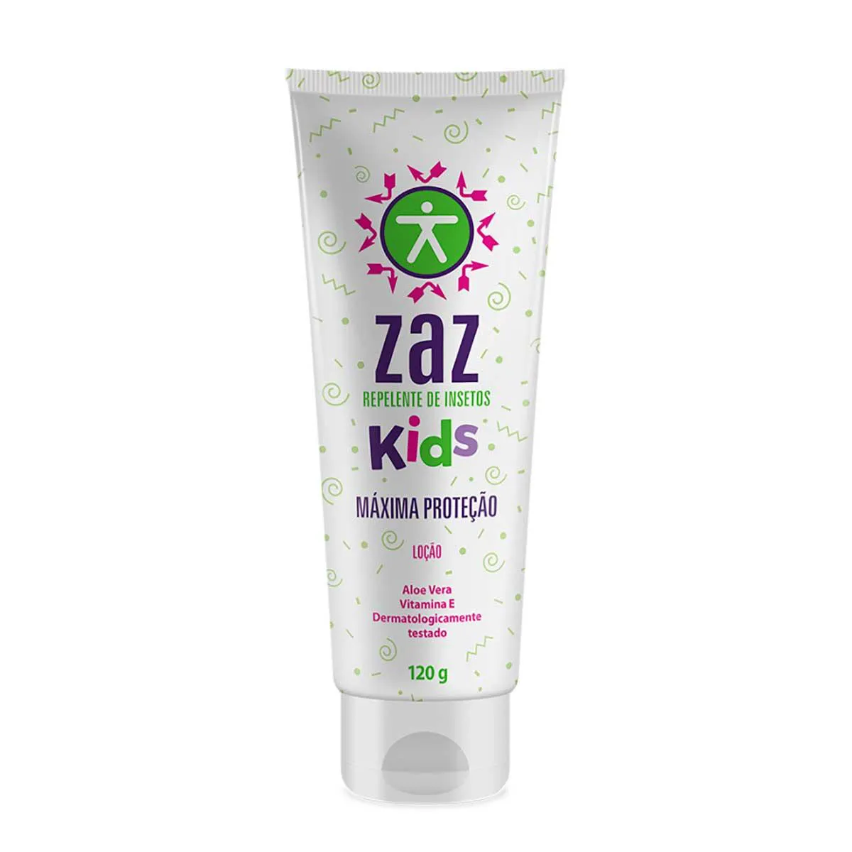 Repelente de Inseto Infantil Zaz Kids com DEET Loção 120g