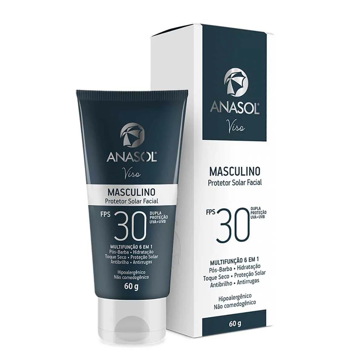Protetor Solar Facial Creme FPS 30 Anasol 60g