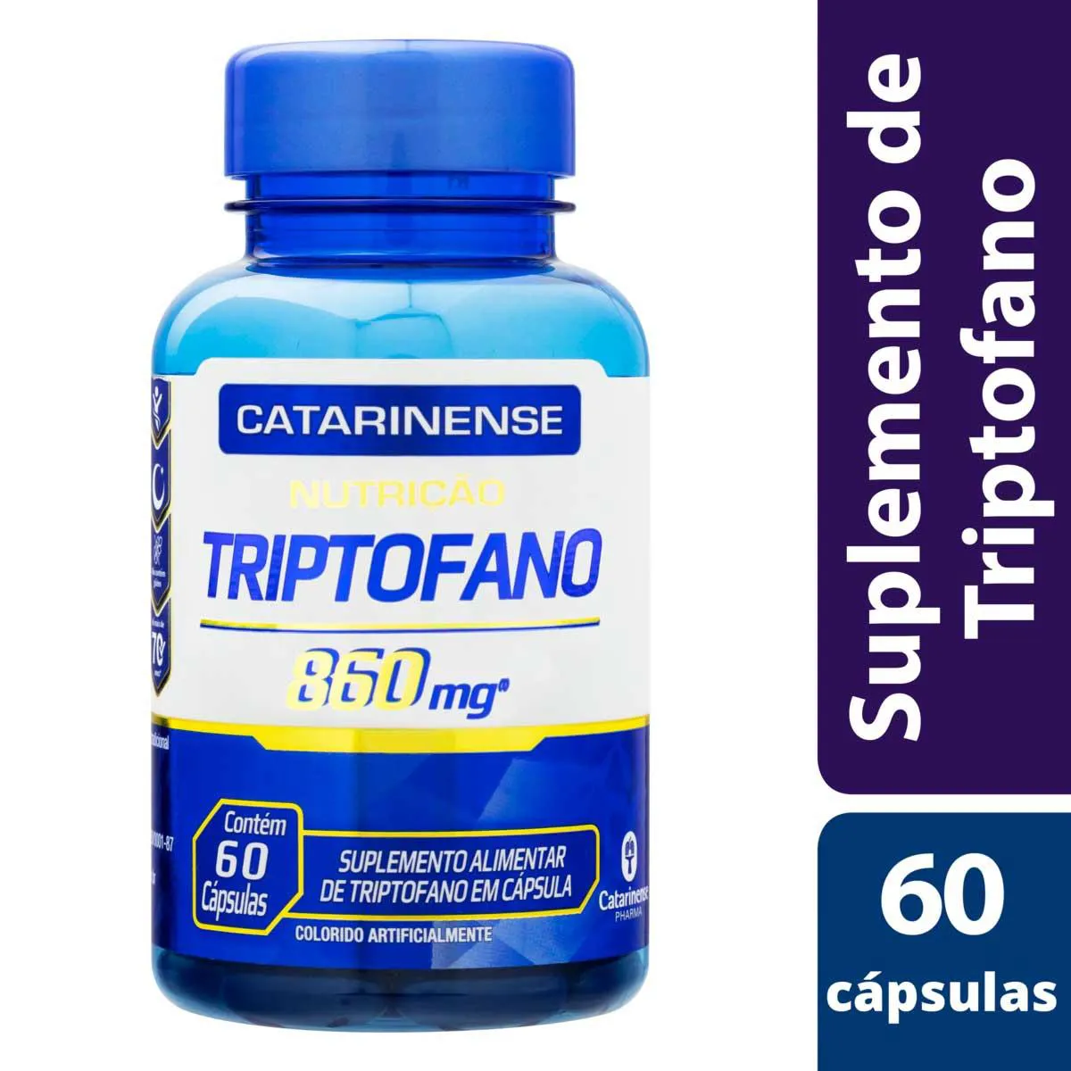 Suplemento Alimentar Vitalab Triptofano com 60 Cápsulas | Droga Raia