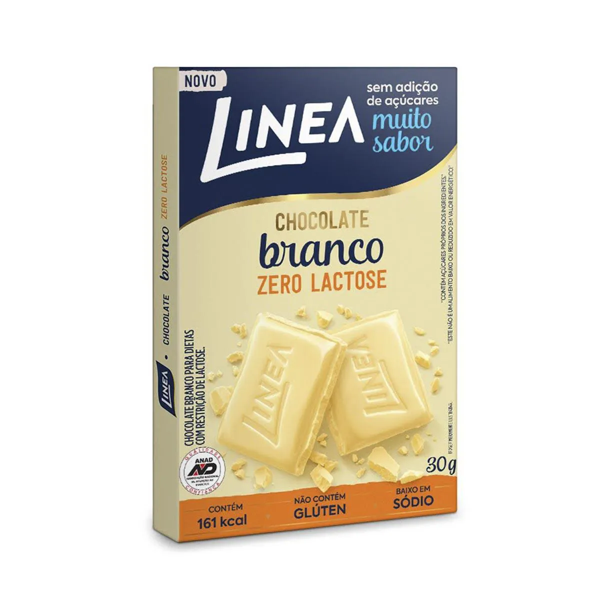 Chocolate Branco Linea Zero Lactose com 30g