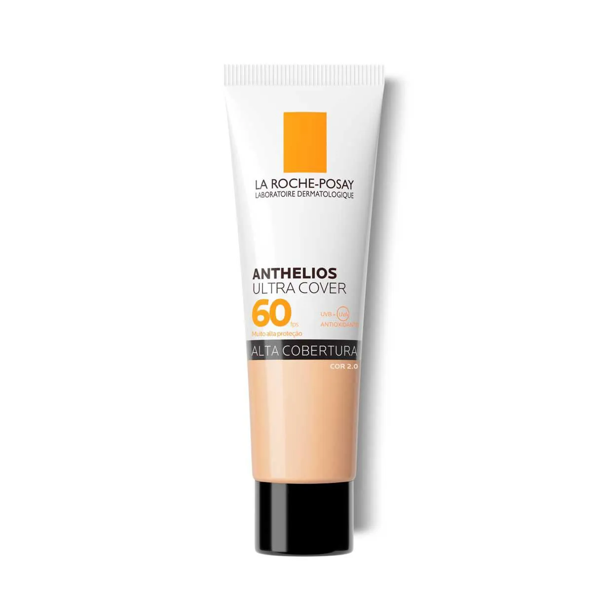 Protetor Solar Facial Creme FPS 60 La Roche-Posay Anthelios Ultra Cover Pele seca Cor 2.0 30g