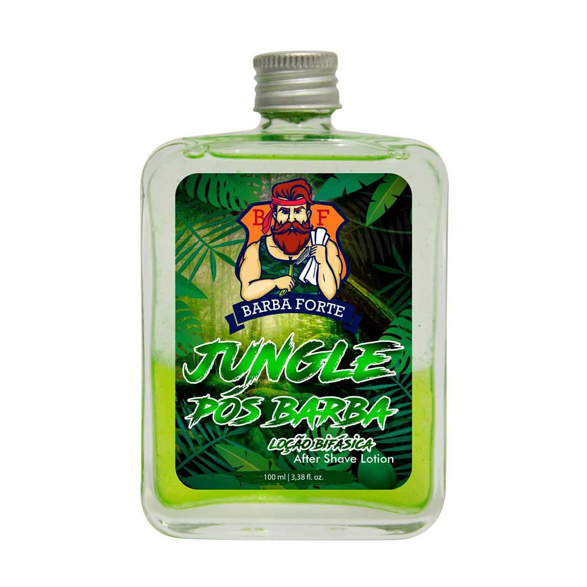 Loção Bifásica Barba Forte Jungle Pós-Barba com 100ml