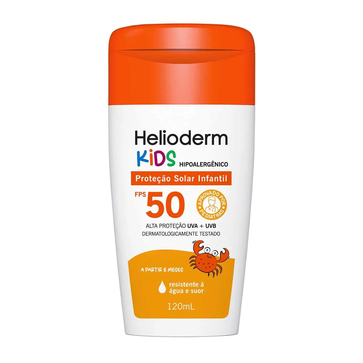 Protetor Solar Corporal Helioderm Suncare Kids FPS50 com 120g