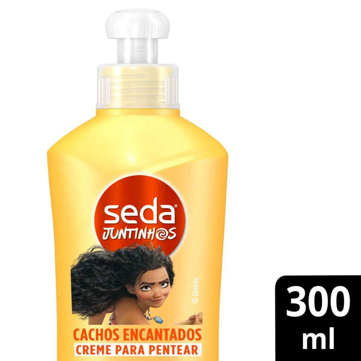 Creme para Pentear Infantil Seda Juntinhos Moana Cachos Encantados com 300ml