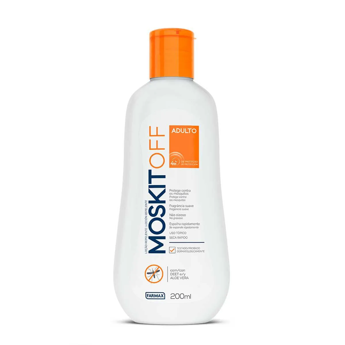 Repelente de Inseto Moskitoff com DEET Loção 200ml