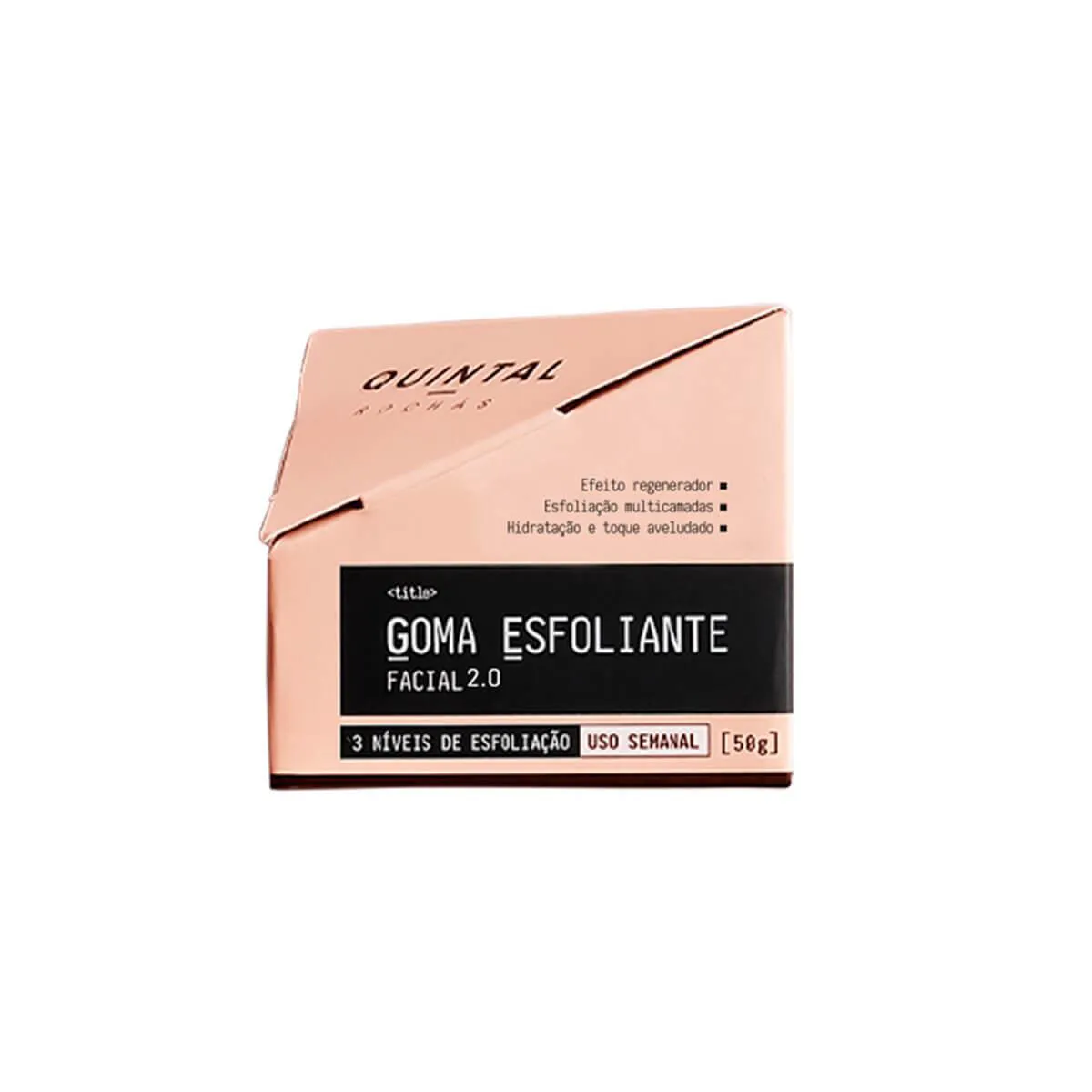 Goma Esfoliante Facial 2.0 Quintal Rochás Uso Semanal com 50g