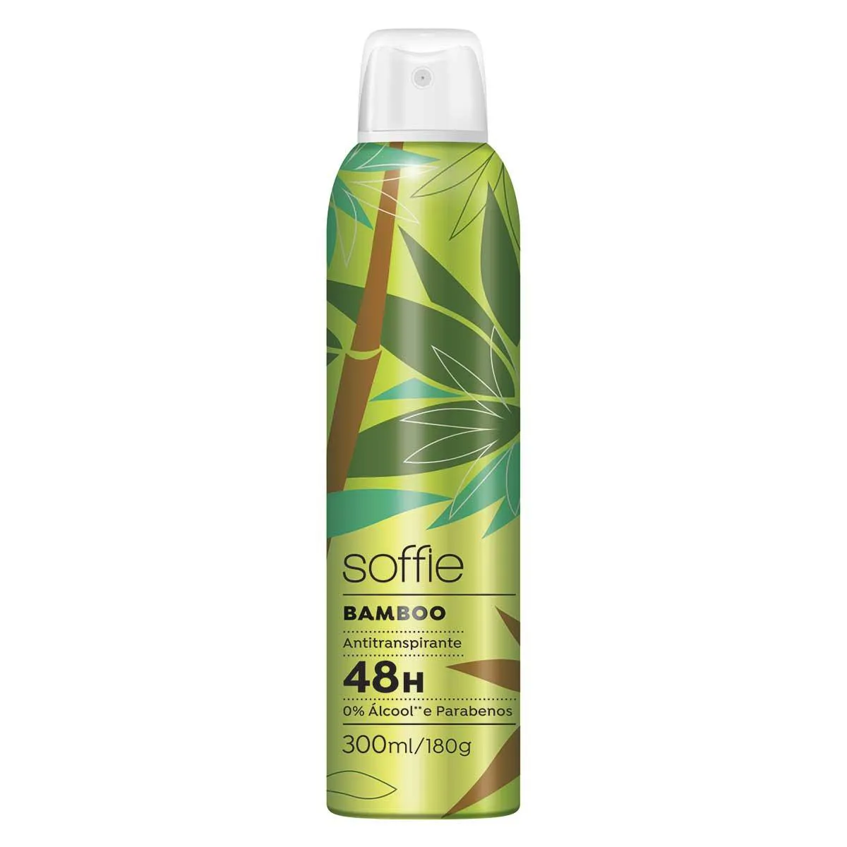 Desodorante Antitranspirante Aerosol Soffie Bamboo 48h 300ml