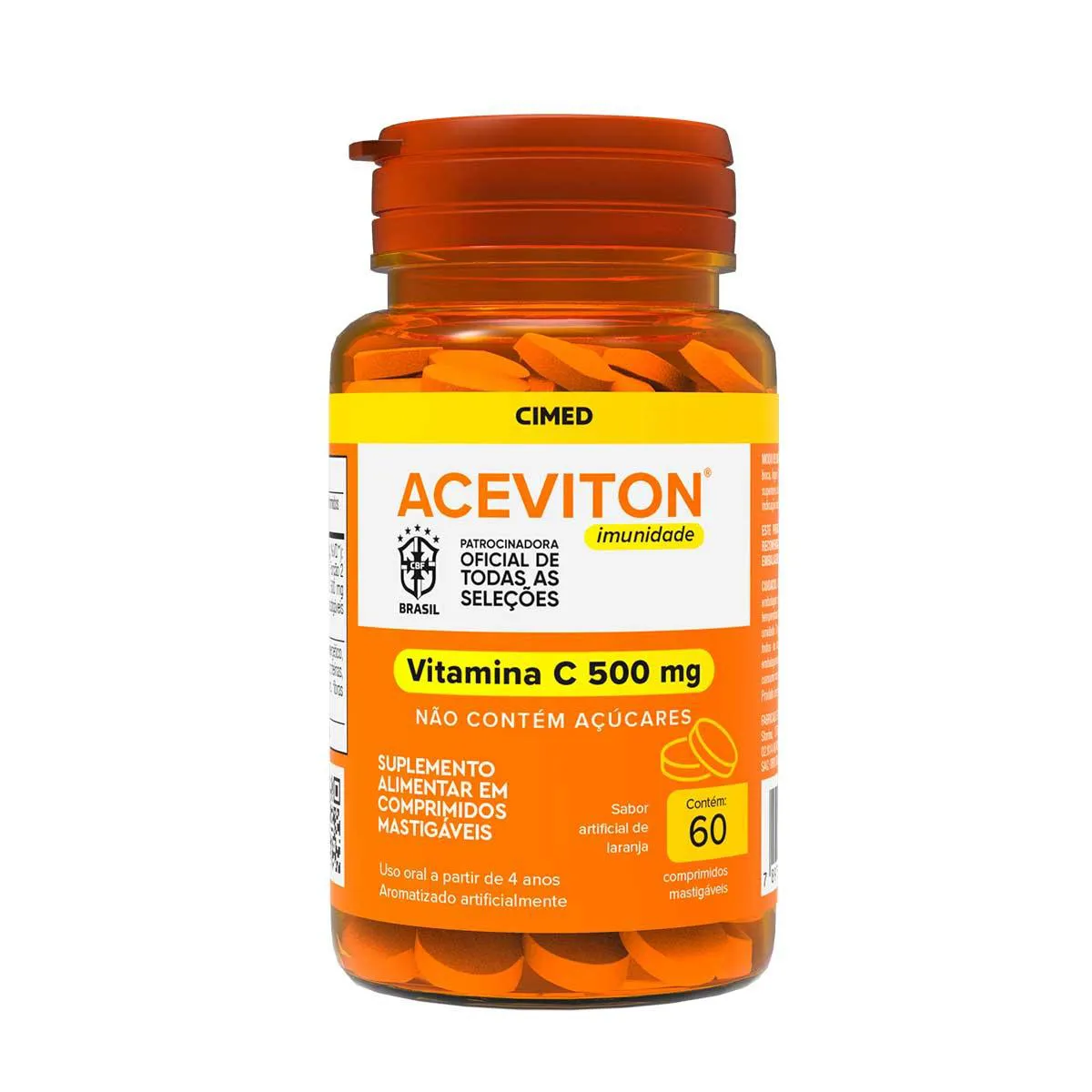 Vitamina C Aceviton 500mg Imunidade 60 Comprimidos