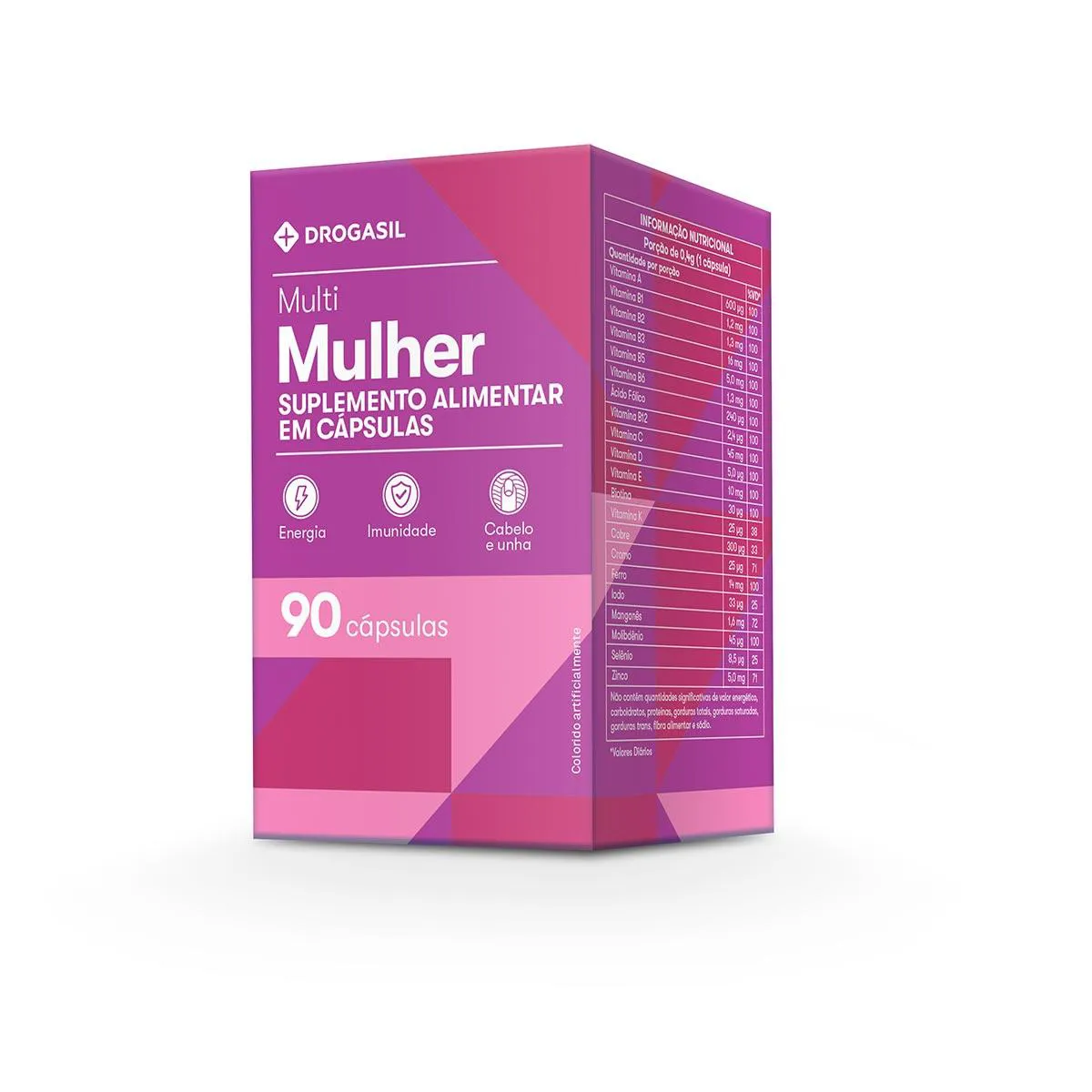 Polivitamínico Drogasil Multi Mulher 90 cápsulas