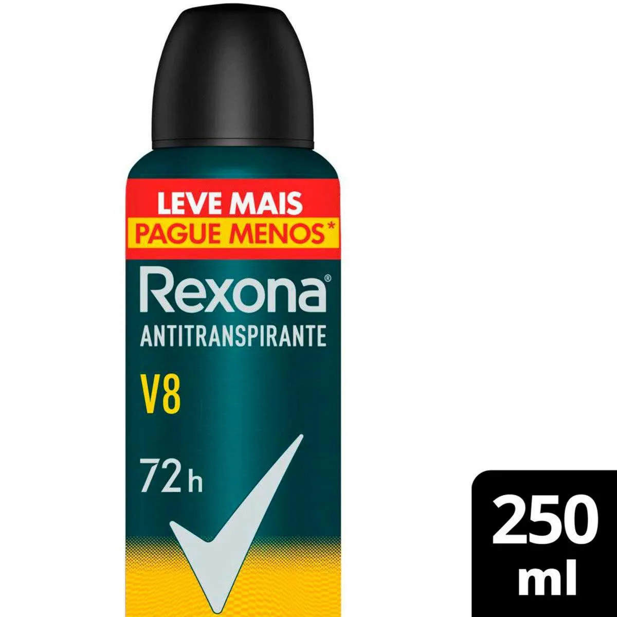 Desodorante Antitranspirante Aerosol Rexona Men V8 72h 250ml