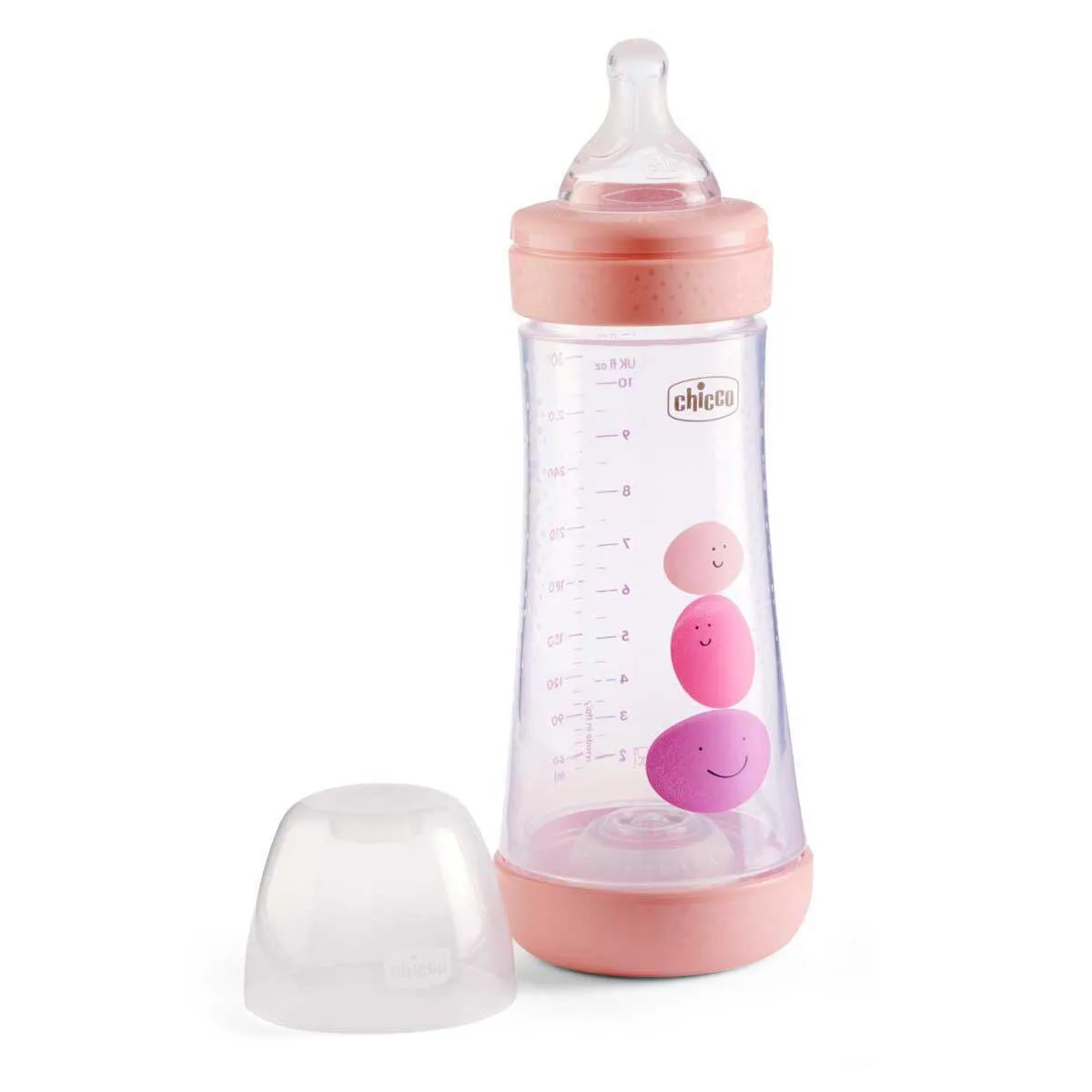 Mamadeira Chicco Perfect 5 Fluxo Rápido 4m+ Rosa de 300ml