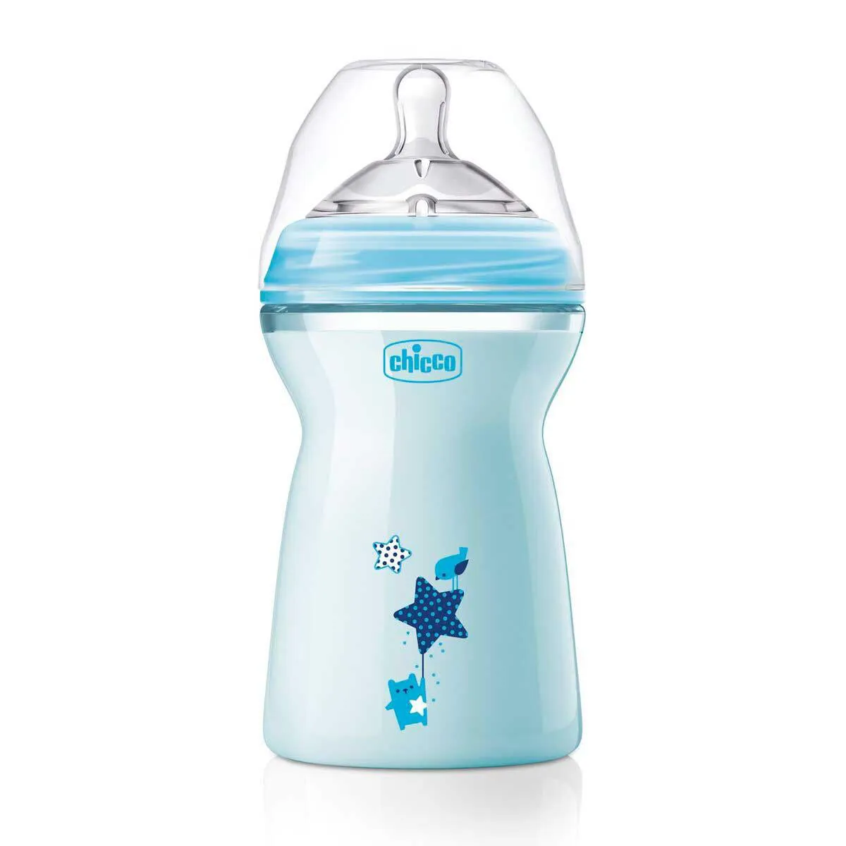 Mamadeira Chicco Step Up Fluxo Rápido 6m+ Azul de 330ml