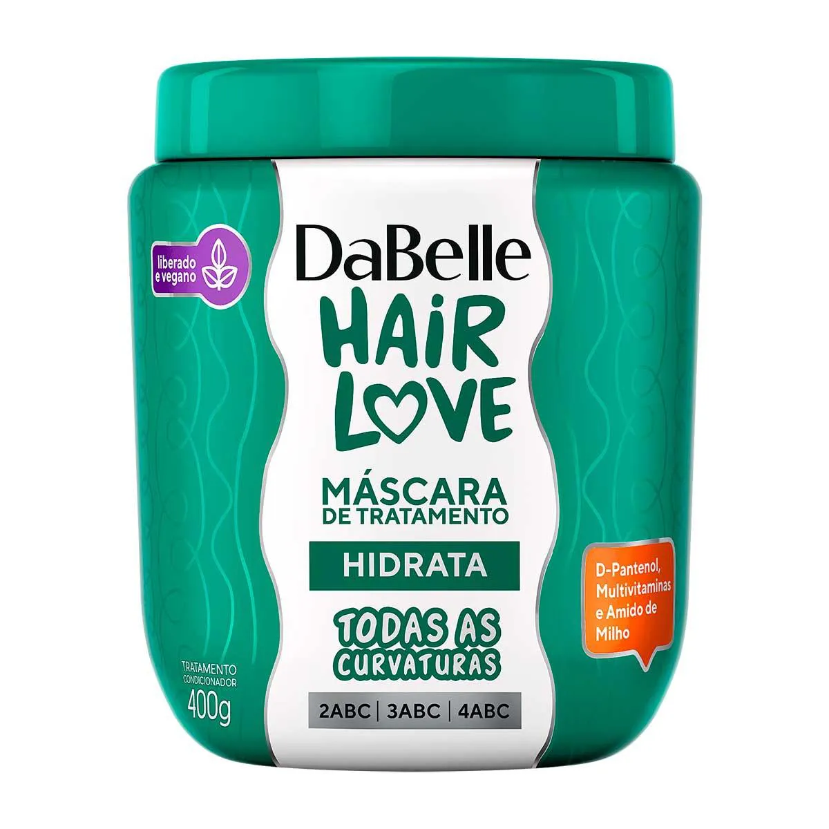 Máscara de Tratamento Dabelle Hair Love Hidrata 400g