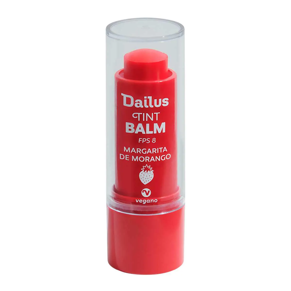 Lip Tint Balm Dailus Margarita de Morango FPS 8 com 4ml