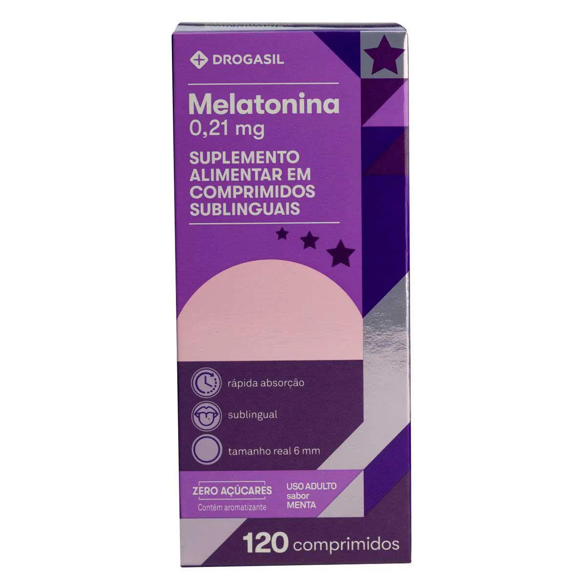 Melatonina Drogasil 0,21mg com 120 Comprimidos