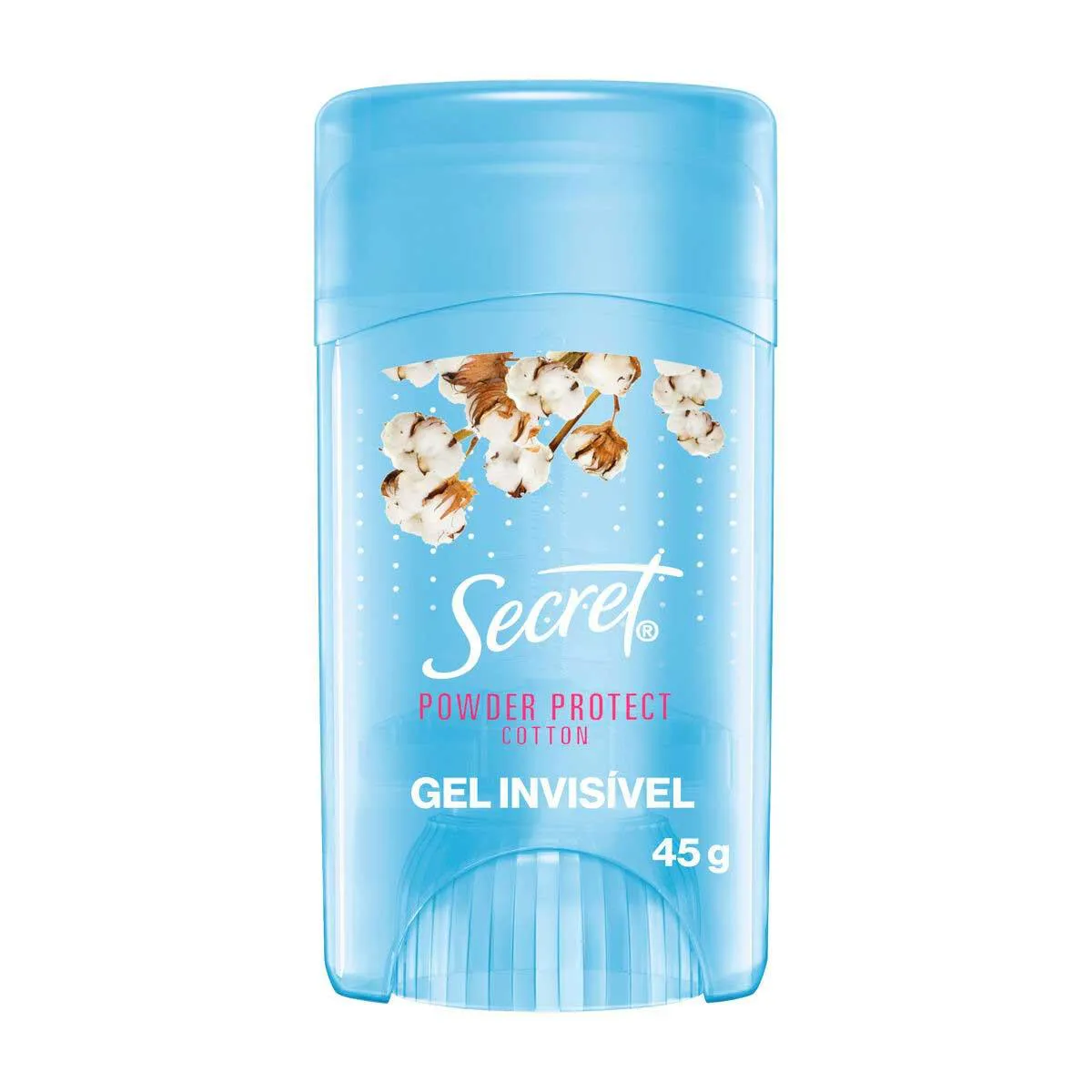 Desodorante Twist Stick Gel Secret Powder Protect Cotton 48h 45g