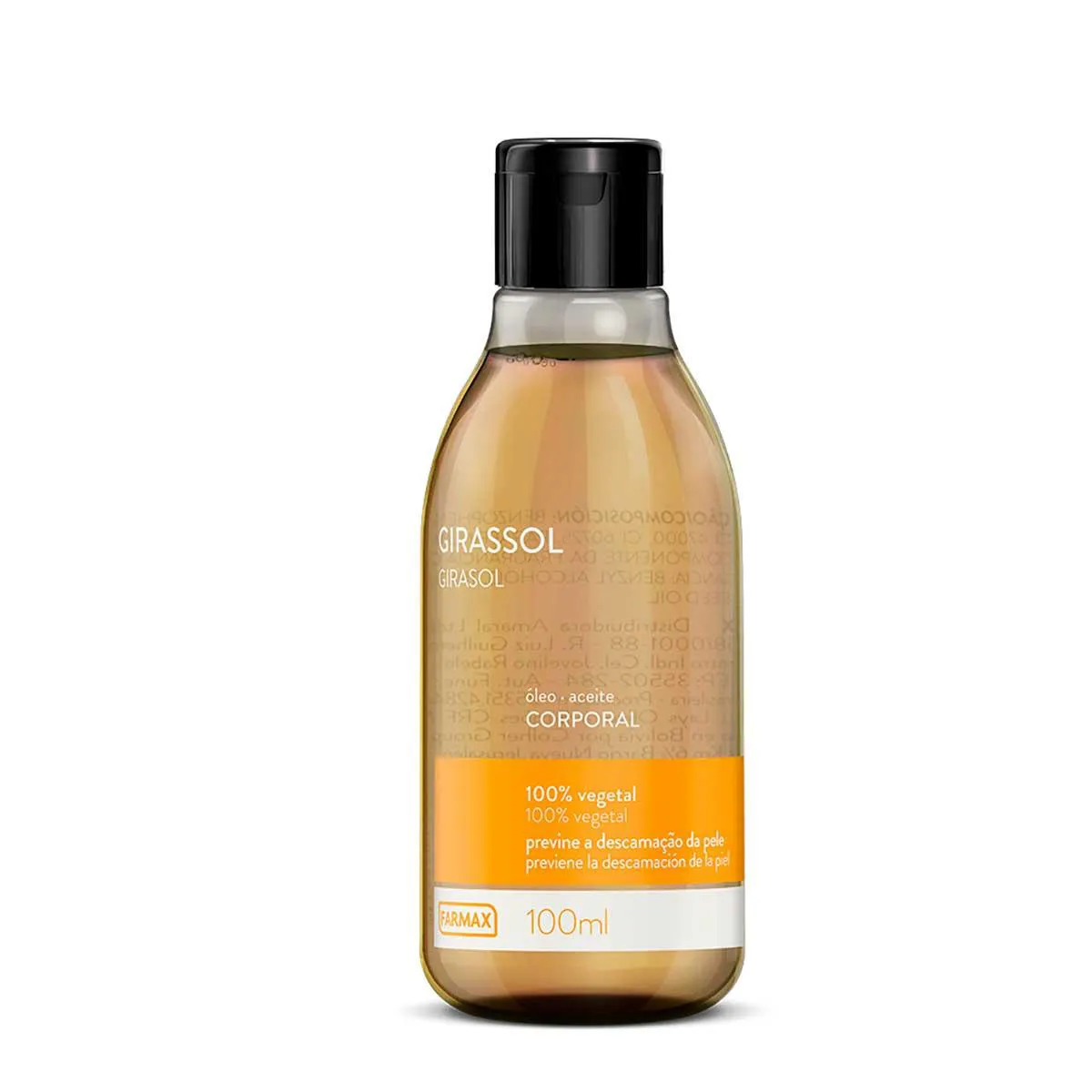 Óleo Corporal Farmax Girassol com 100ml