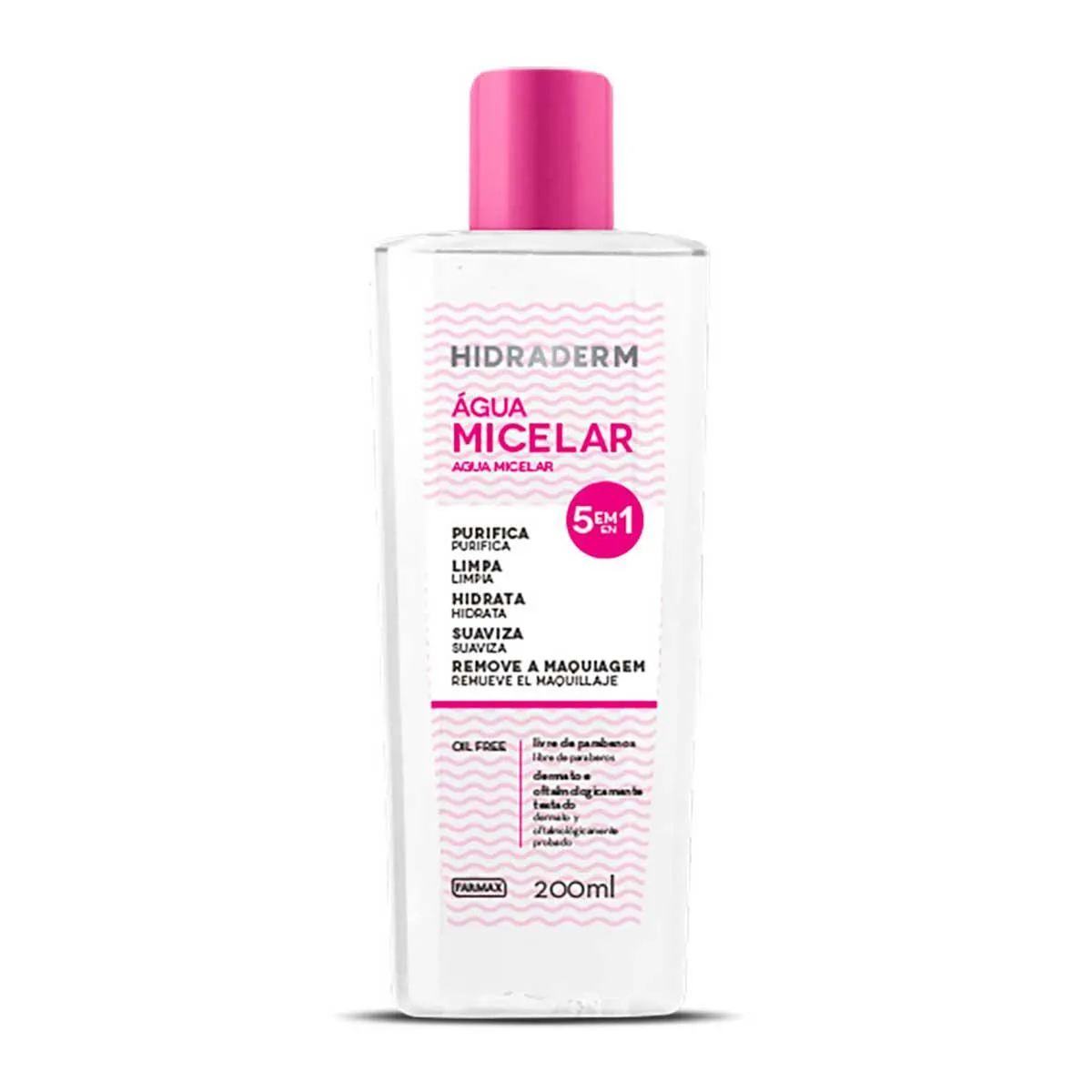 Água Micelar Hidraderm 5 em 1 com 200ml