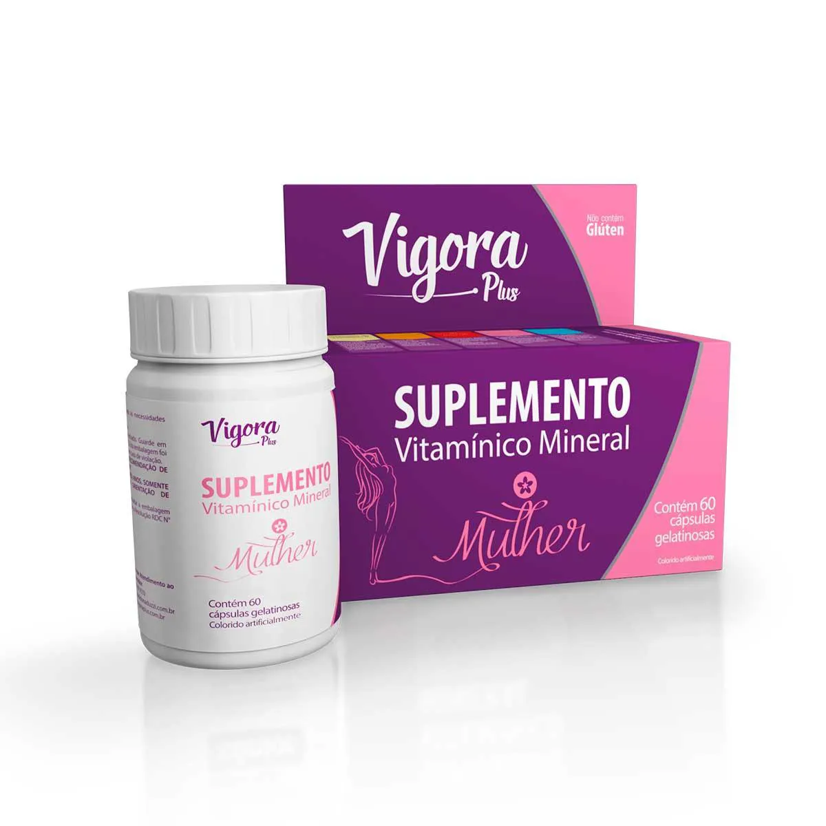 Polivitamínico Vigora Plus Mulher 60 cápsulas