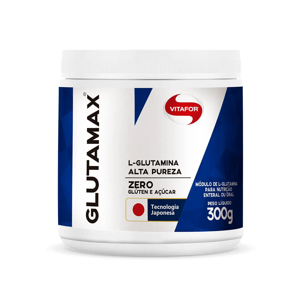 L-Glutamina Vitafor Glutamax Zero Glúten Zero Açúcar 300g