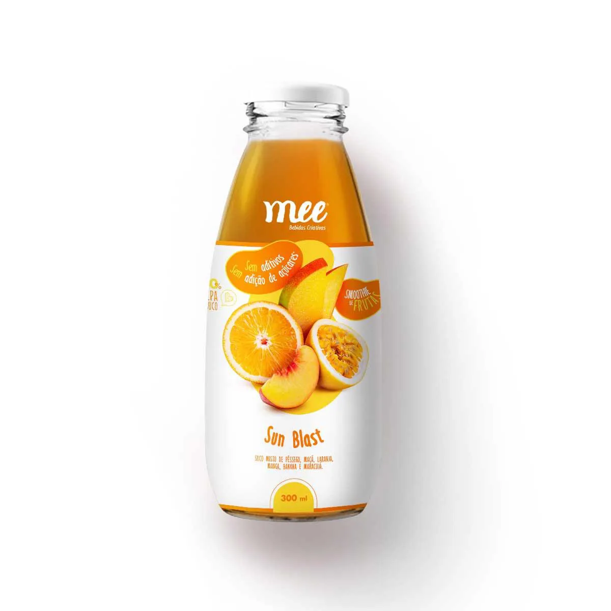 Suco Mee Smoothie de Frutas Sun Blast com 300ml