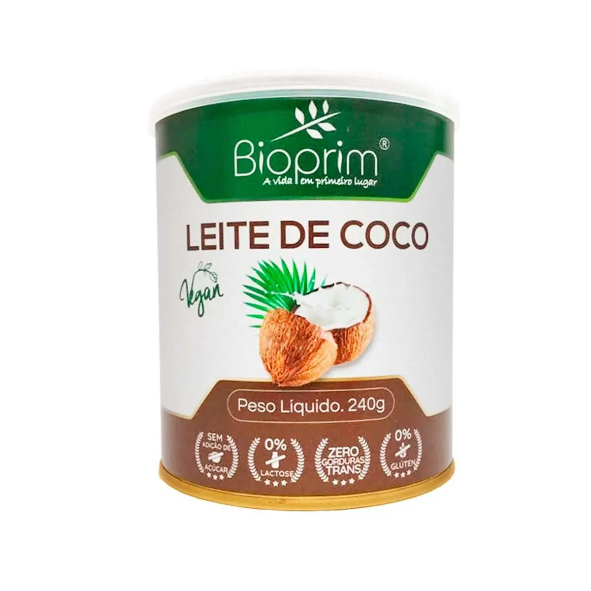 Leite de Côco em Pó Bioprim Golden Milk Vegano Sem Lactose 240g