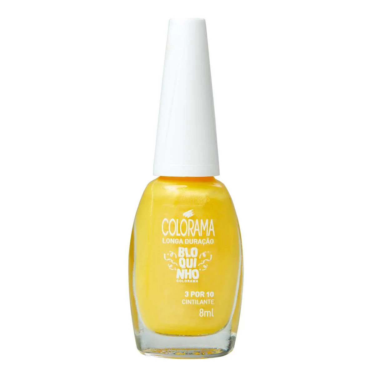 Esmalte Cintilante Colorama Bloquinho 3 Por 10 com 8ml