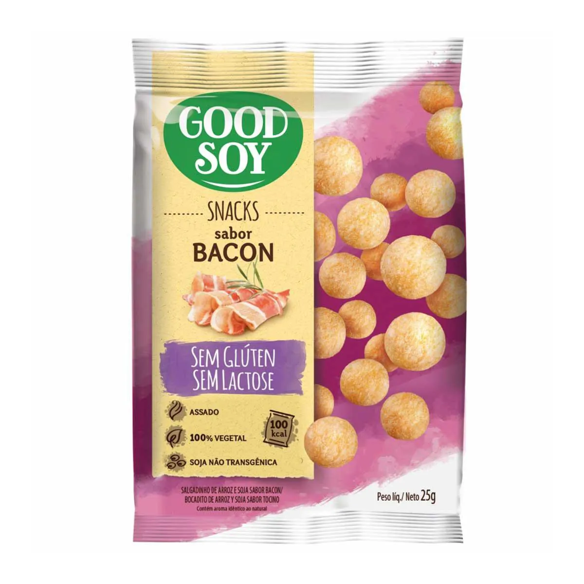 Snacks Good Soy Bacon com 25g