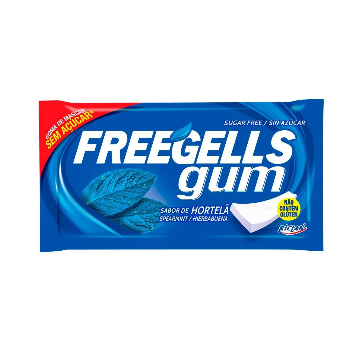 Goma de Mascar Freegells Hortelã 8g