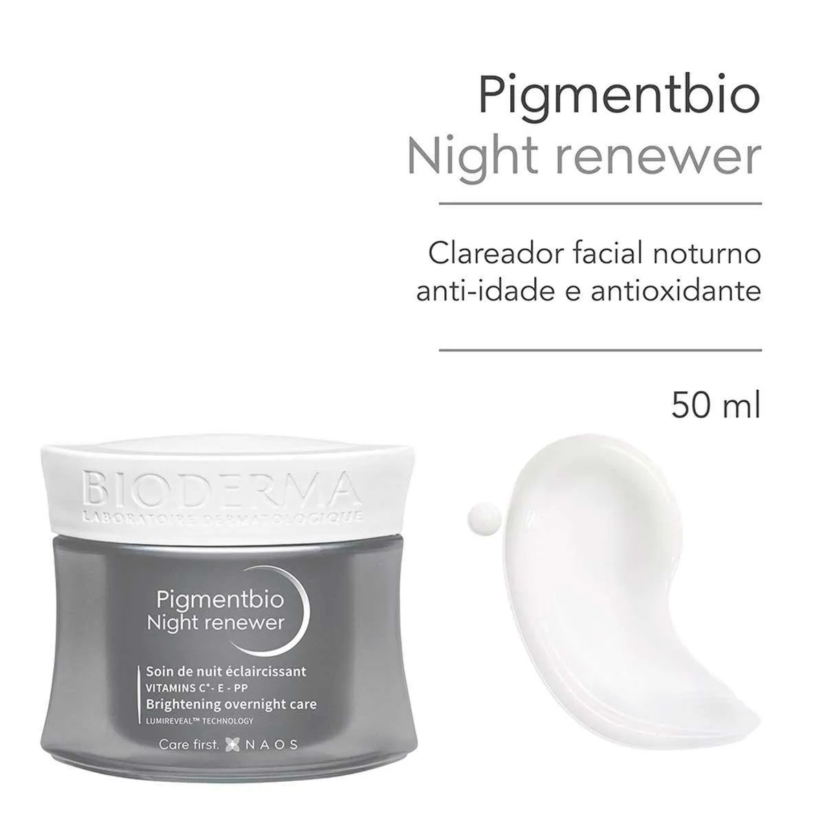 Clareador Noturno Bioderma Pigmentbio Night Renewer 50ml