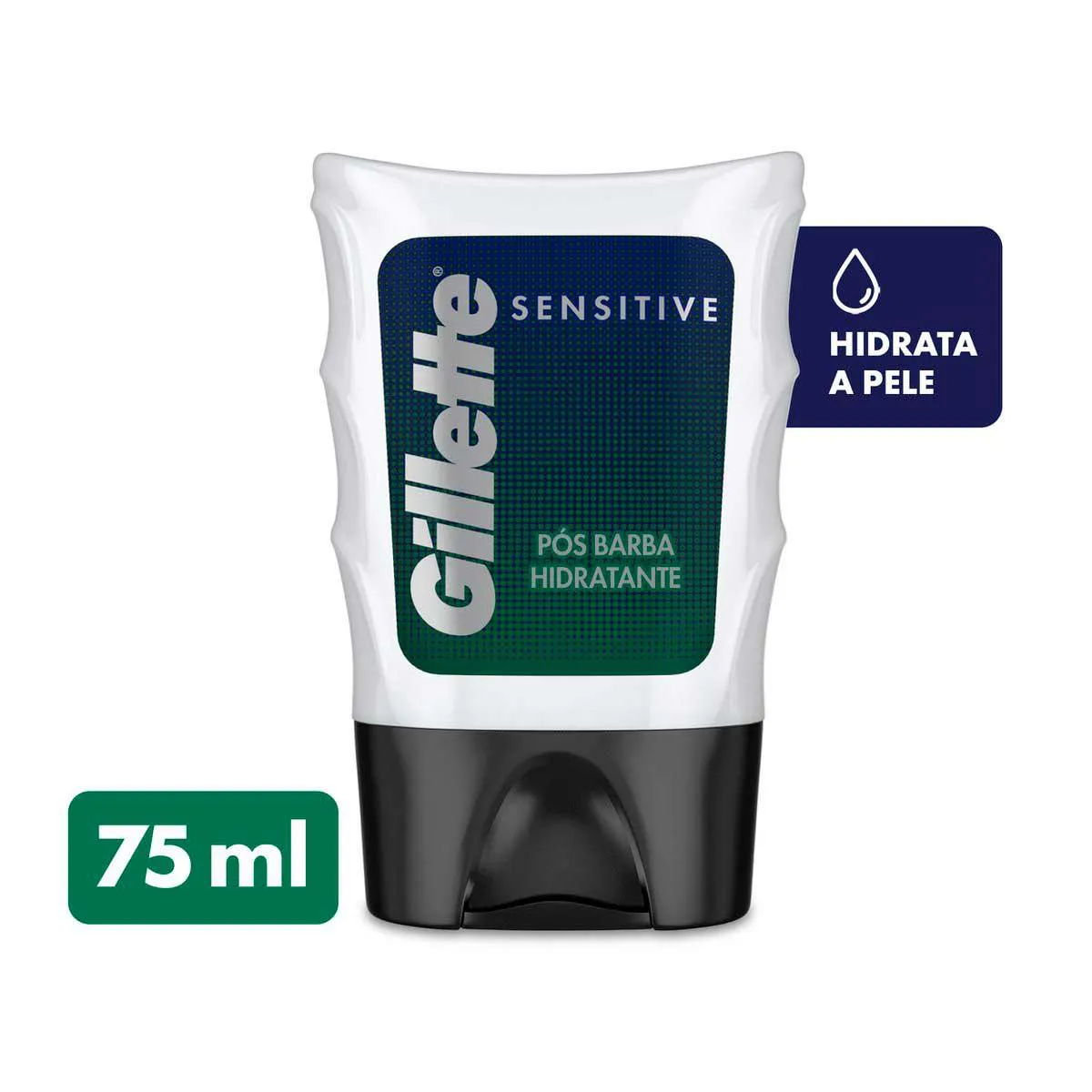 Loção Pós Barba Hidratante Gillette Sensitive para Peles Sensíveis com 75ml