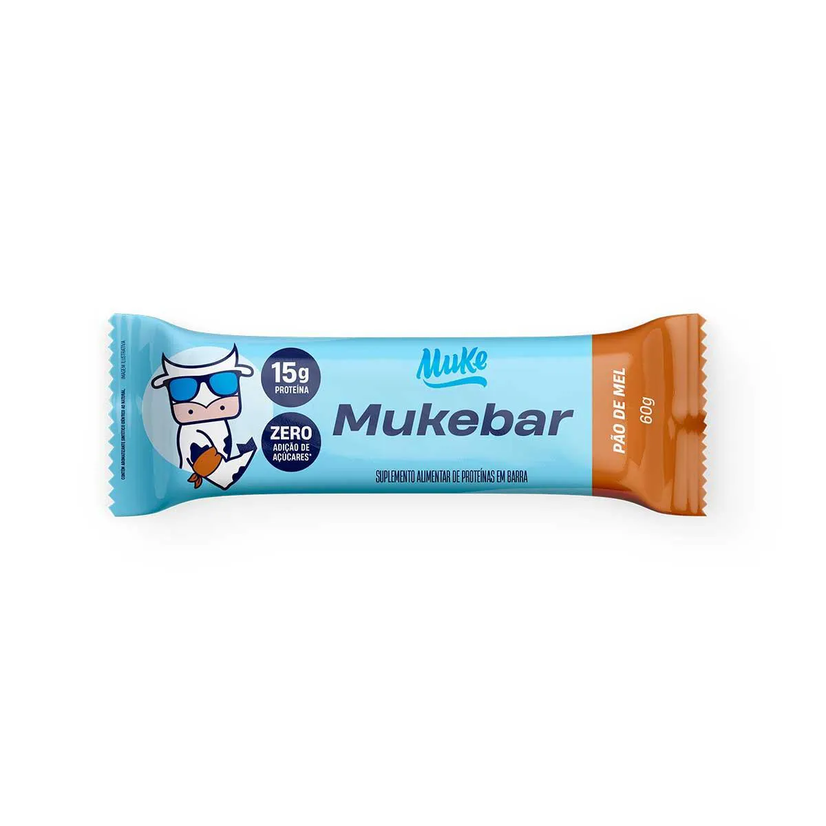 Barra de Proteína Mukebar Pão de Mel 60g