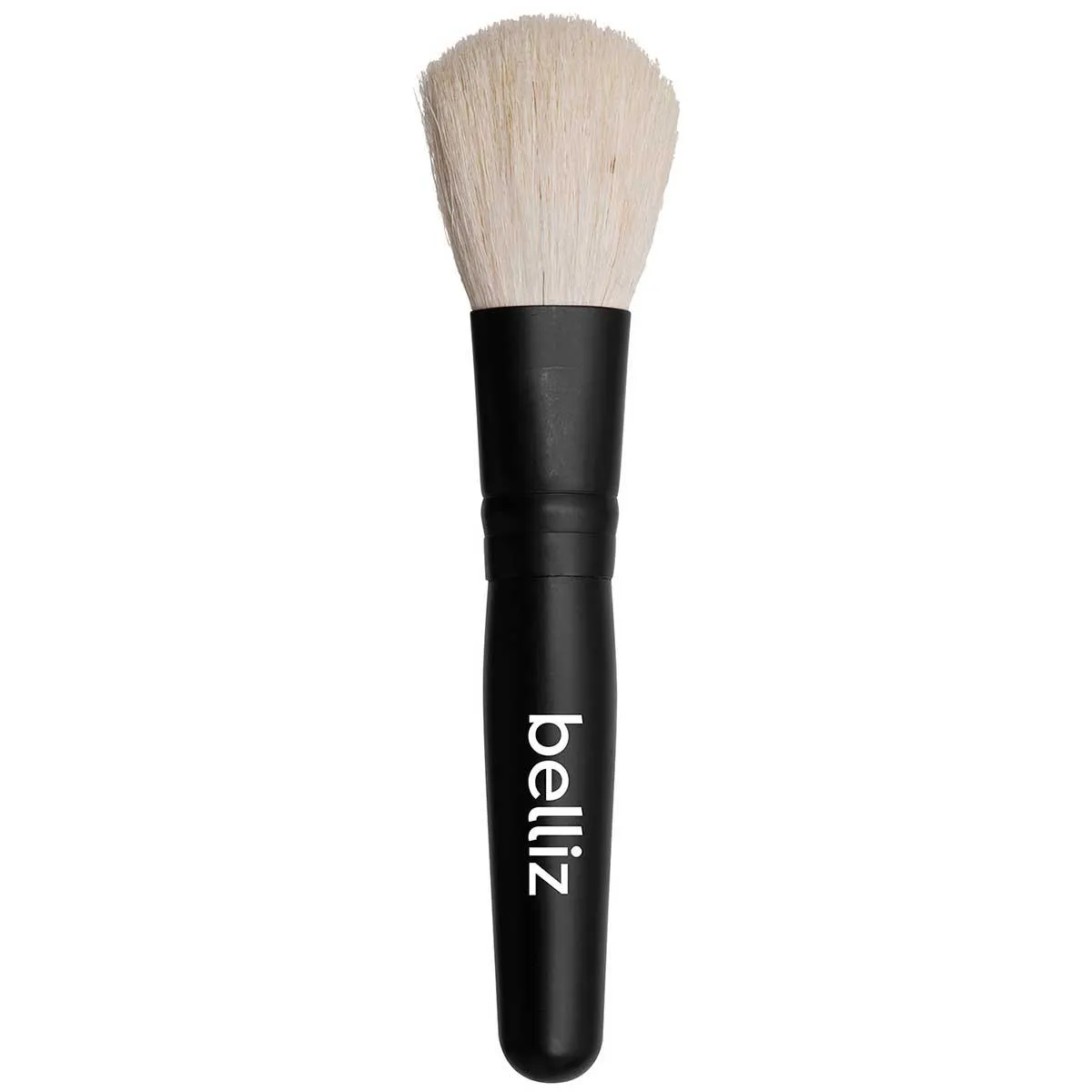 Pincel de Madeira para Maquiagem Belliz Compacto Pó Facial 1 Unidade