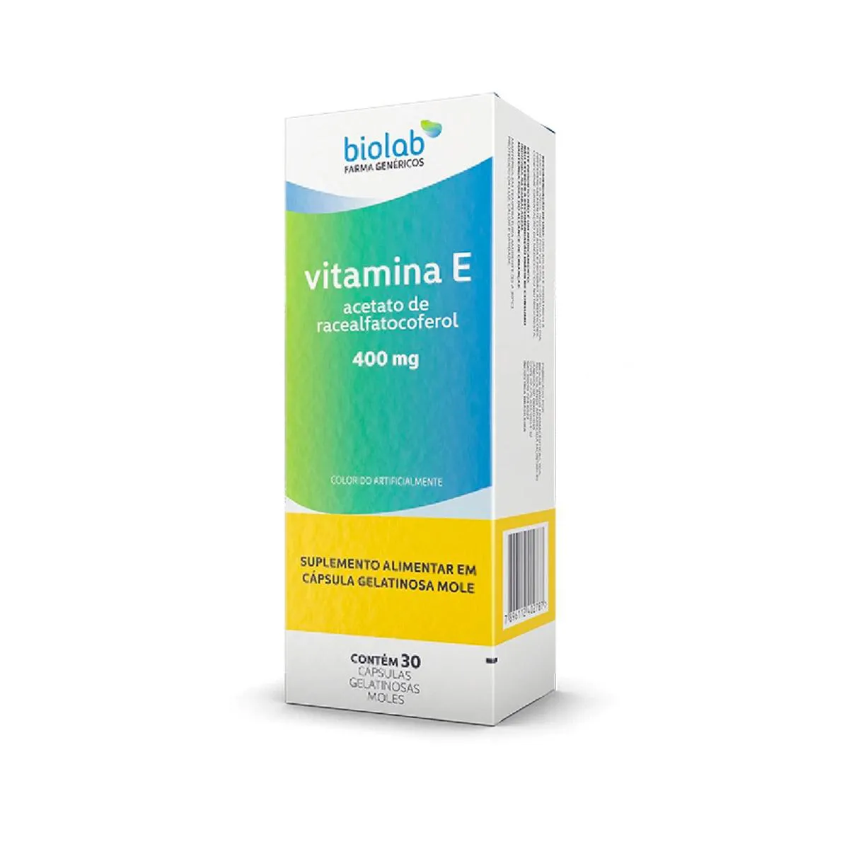 Vitamina E Biolab 400mg 30 cápsulas