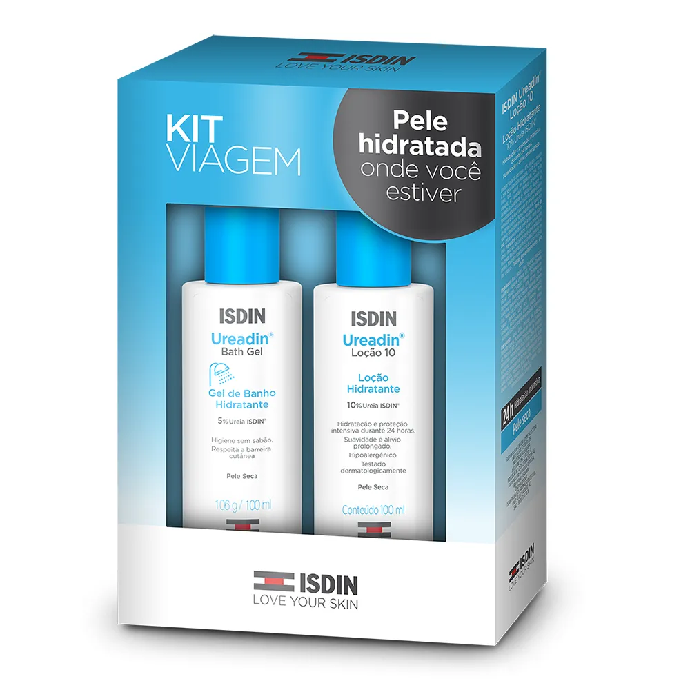 Kit Viagem Gel de Banho Ureadin + Loção com 100ml