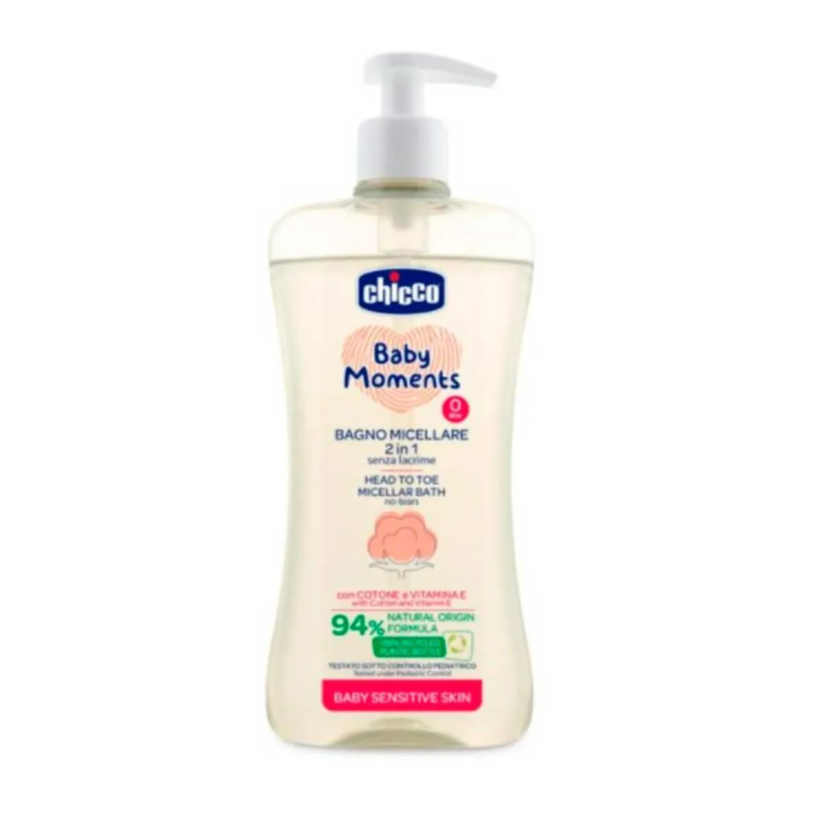 Gel de Banho Chicco Baby Moments Bagno Micellare 500ml