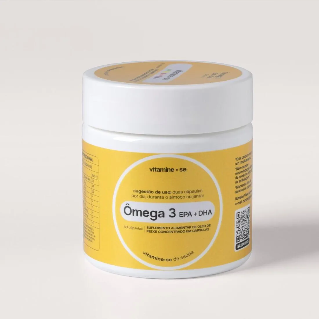 Ômega 3 TG EPA + DHA Vitamine-se 1100mg 60 Cápsulas