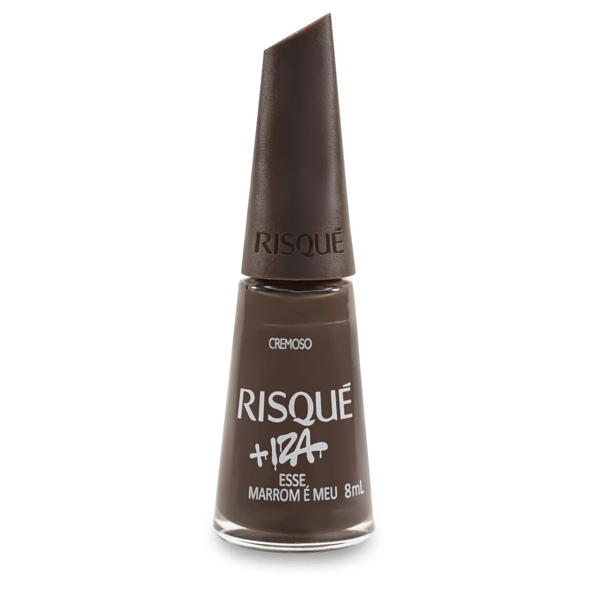 Esmalte Cremoso Risqué Esse Marrom é meu 8ml