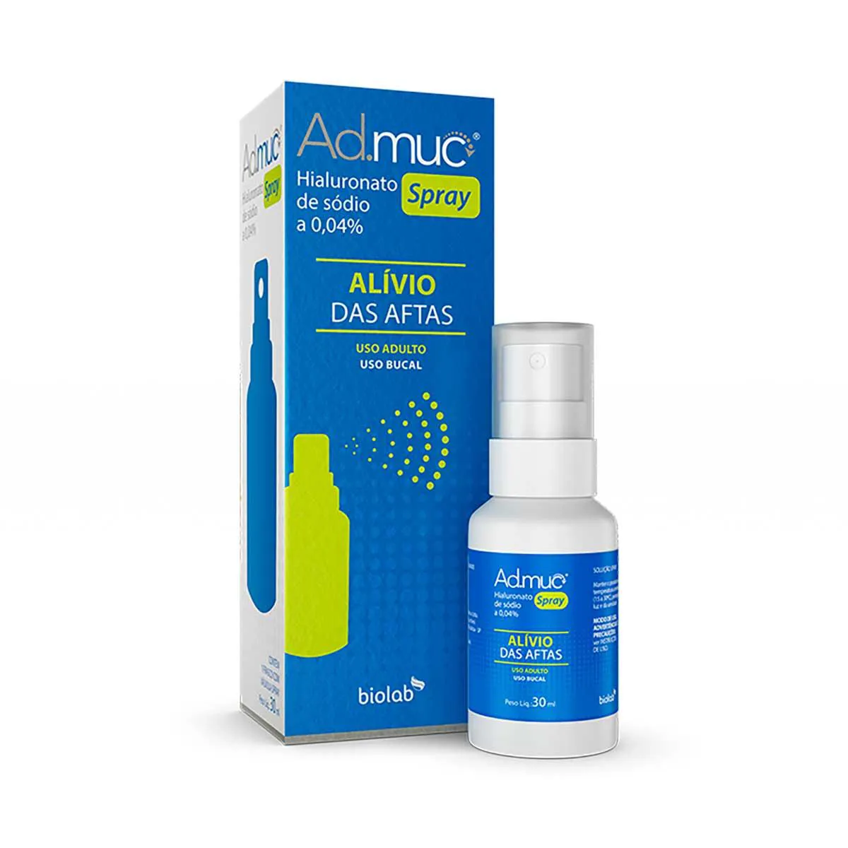 Spray Antisséptico Bucal Ad.Muc 30ml