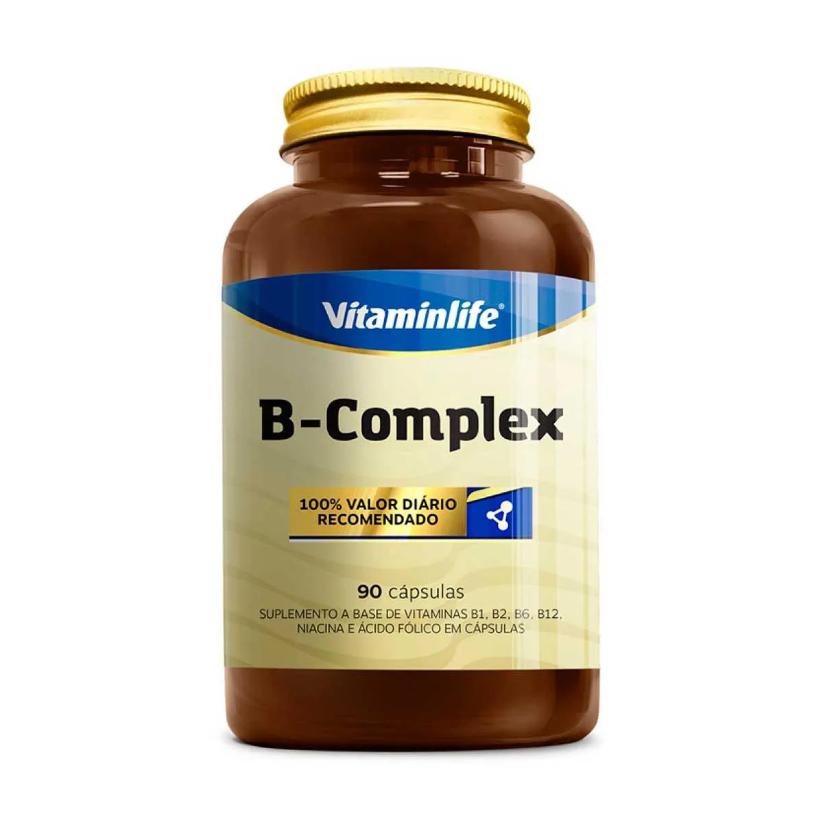 Polivitamínico Complexo B Vitaminlife Vegan B-Complex 90 cápsulas