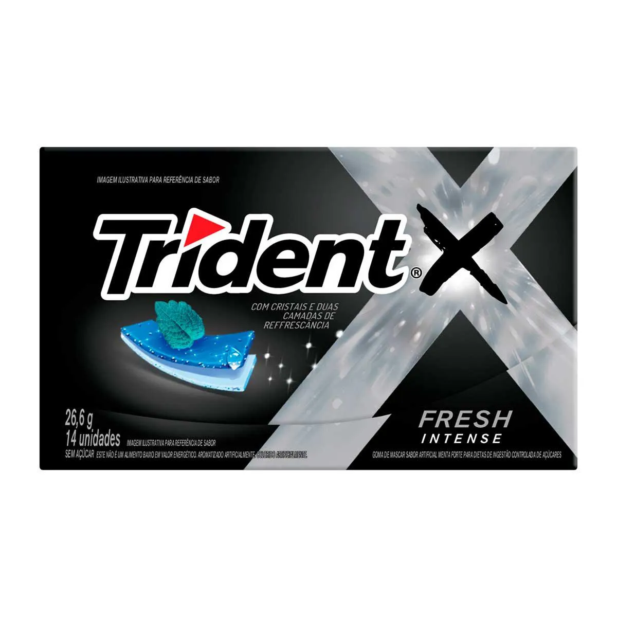 Goma de Mascar Trident Fresh Intense 14 Unidades